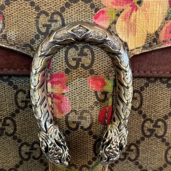 Gucci Monogram Floral Leather Dionysus Mini Crossbody - Picture 4 of 14